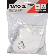 YATO Set 5 masti de protectie pentru praf FFP2..